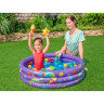 Детский надувной бассейн BESTWAY ГАЛАКТИКА 102х25см, с мячами и игрушками, 101л от 2 лет 52466 BW